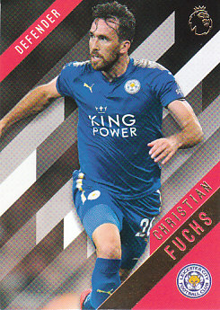 Christian Fuchs Leicester City 2017/18 Topps Premier Gold #61